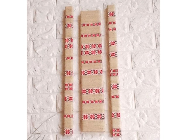 Настінний декор із 3 предметів у українському стилі, присвячений місту Ізюм