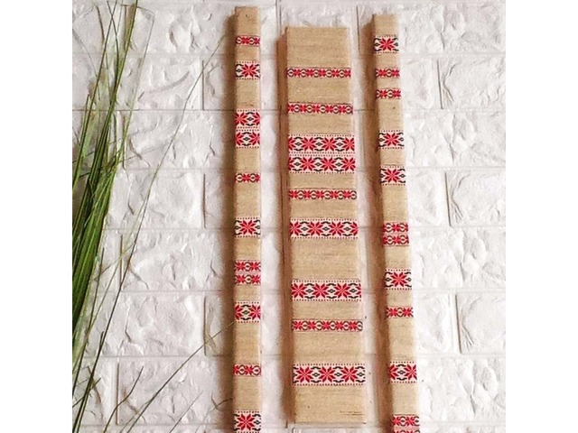 Настінний декор із 3 предметів у українському стилі, присвячений місту Ізюм