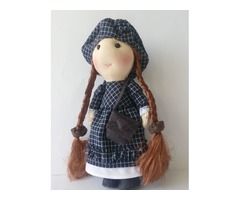 Текстильная интерьерная кукла ручной работы Софи.