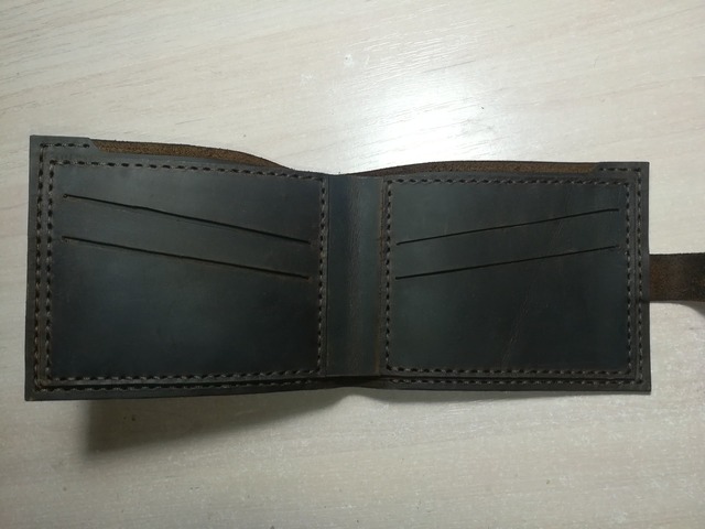 Кожаный мужской кошелёк портмоне.