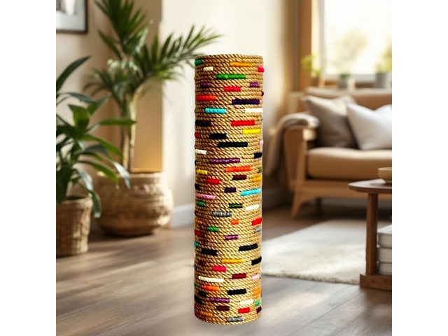 Висока підлогова ваза в стилі рустик (68 см)