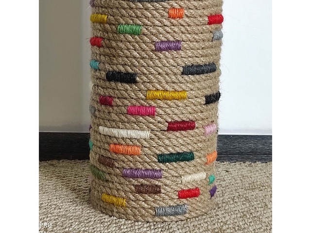 Висока підлогова ваза в стилі рустик (68 см)