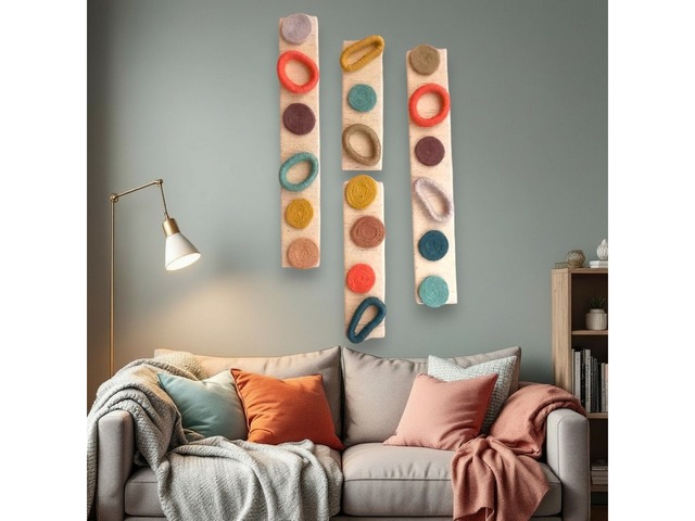 Вишуканий декор на стіну у стилі бохо