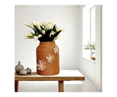 Велика ваза-банка в стилі рустик