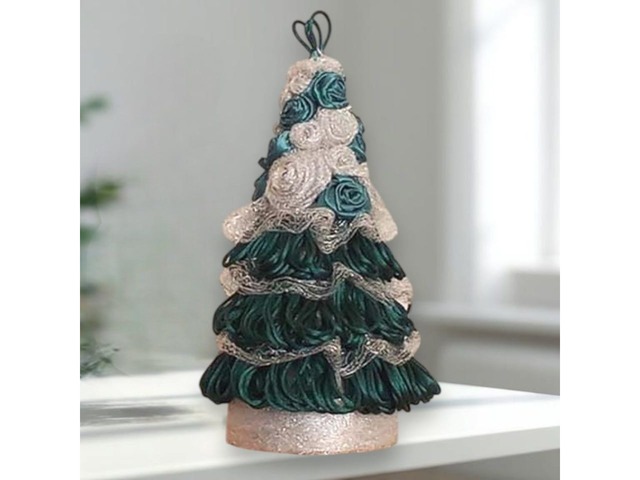 Різдвяна ялинка для подарунка. ялинка на стіл. Міні ялинка ручної роботи