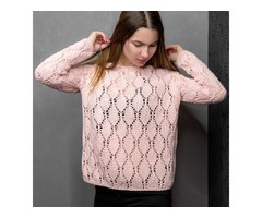 Пуловер Листики