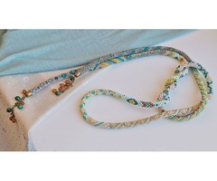 Прикраса із бісеру джгут- ларіат 