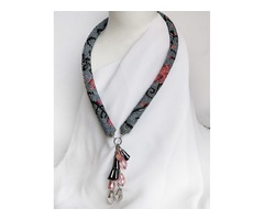 Прикраса із бісеру кольє-джгут 