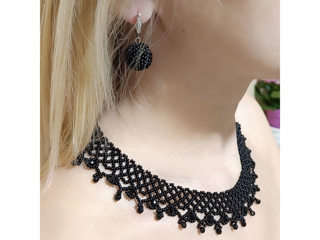 Намисто та серги ,,Весна,,