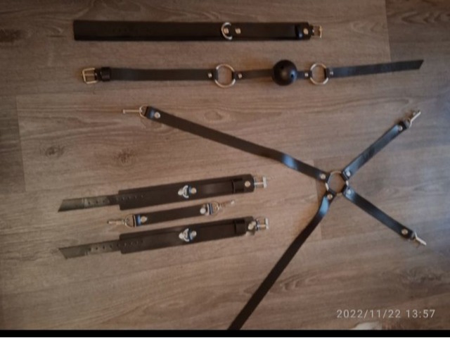 BDSM набор для двоих натуральная кожа ручная работа