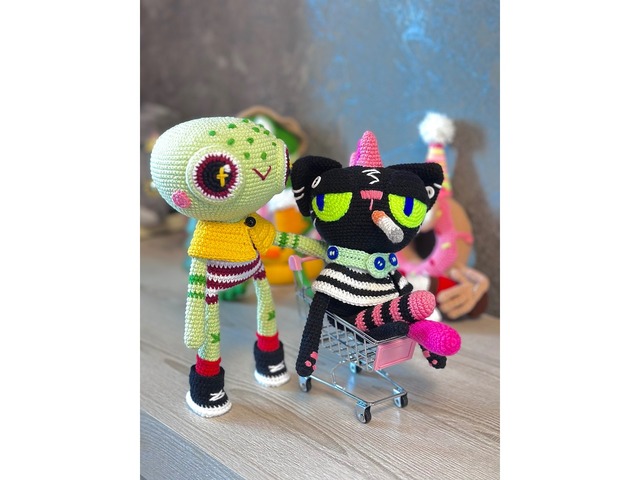Вʼязаний котик