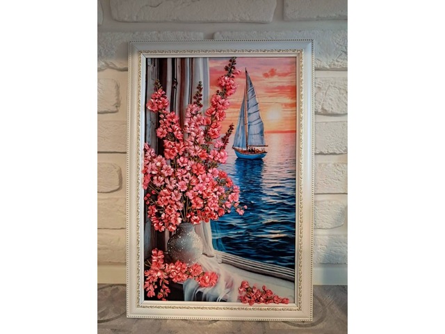 Картина стрічками "Краса і гармонія"