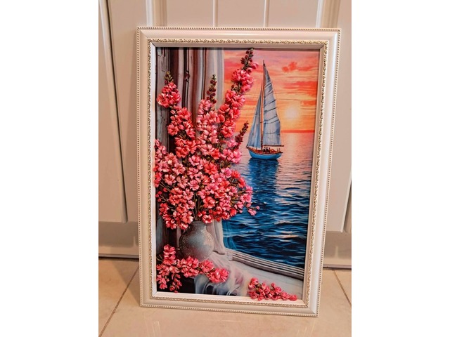 Картина стрічками "Краса і гармонія"