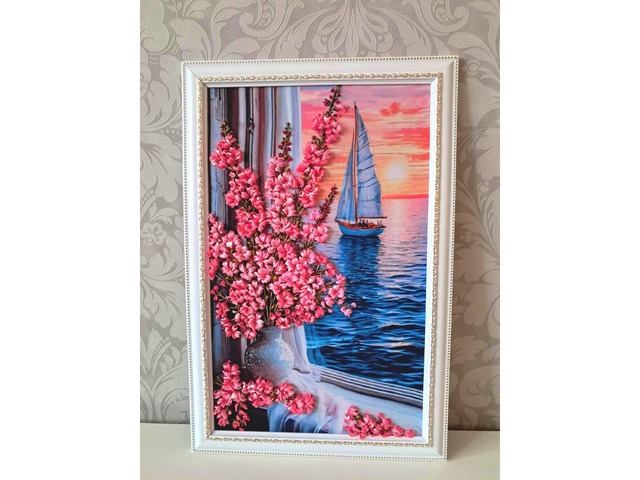 Картина стрічками "Краса і гармонія"