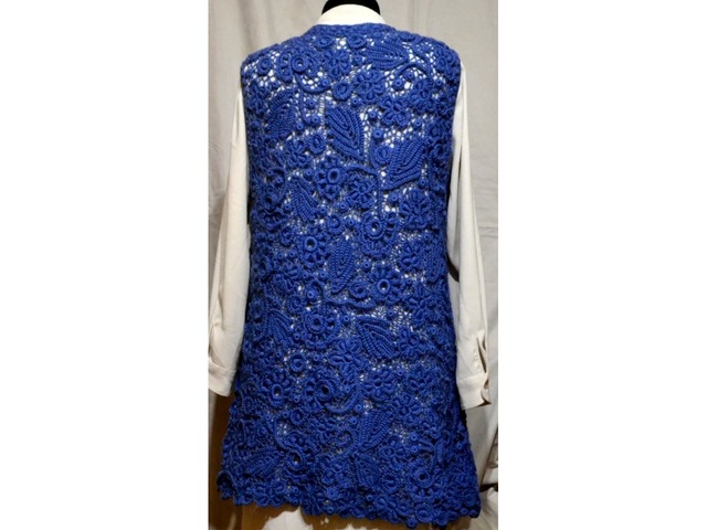 Жилет- Аквамарин