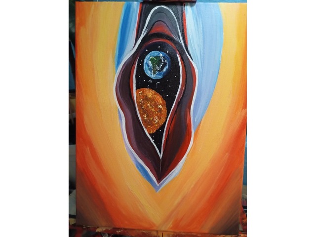 Картина акрилом 50*40 Йоні