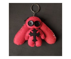 Creepy Cute Bunny брелок из фетра с бантиками, ручная работа, 9,5 см