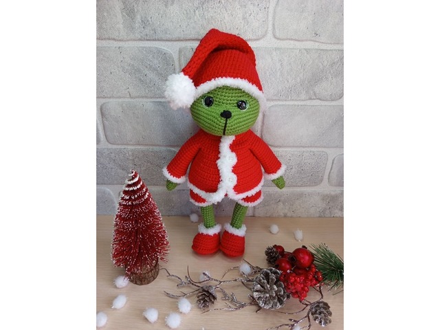 Грінч, м'яка іграшка, ручна робота