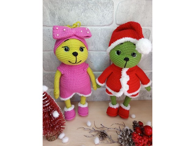 Грінч, м'яка іграшка, ручна робота