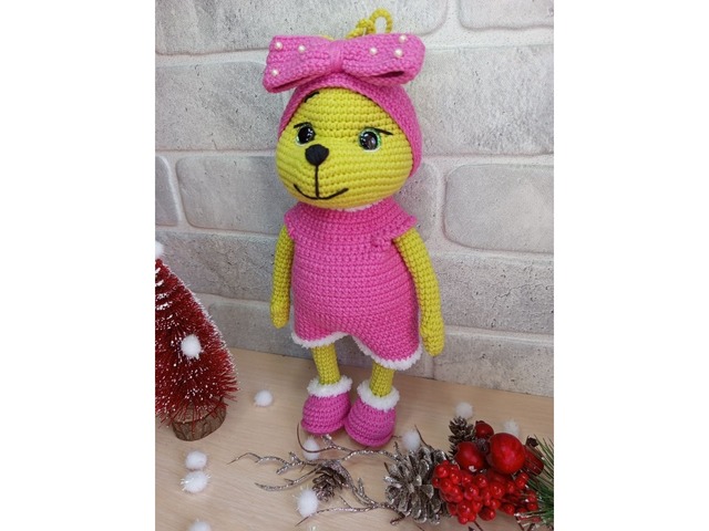 Грінч дівчинка, м'яка іграшка, ручна робота