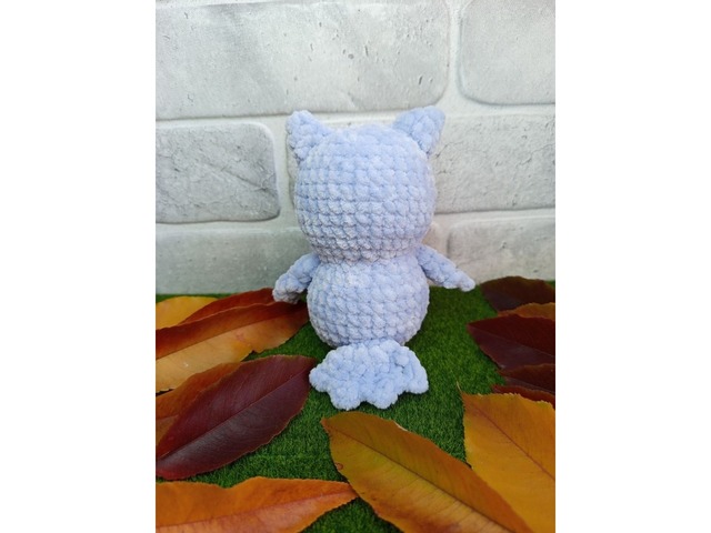 Сова плюшева, м'яка іграшка, ручна робота