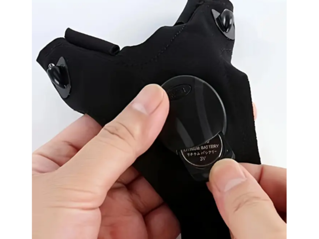 Рукавички - ліхтарик (на батарейках)   -   нові