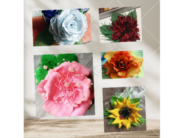 Квітковий браслет,  бутон'єрка  на руку