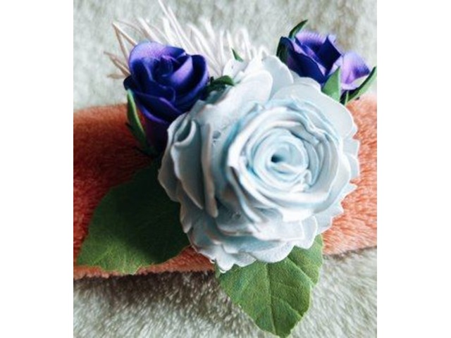 Квітковий браслет,  бутон'єрка  на руку