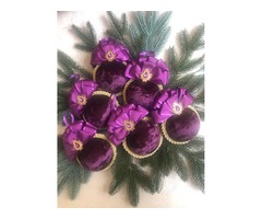 Набір ялинкових прикрас Новорічні іграшки