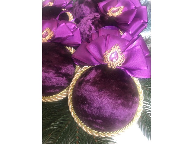 Набір ялинкових прикрас Новорічні іграшки