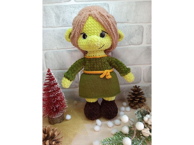 Фіона, принцеса, плюшева іграшка, ручна робота