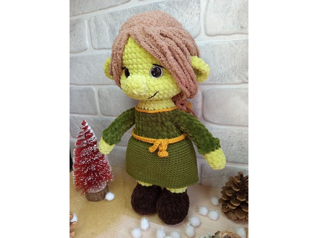 Фіона, принцеса, плюшева іграшка, ручна робота