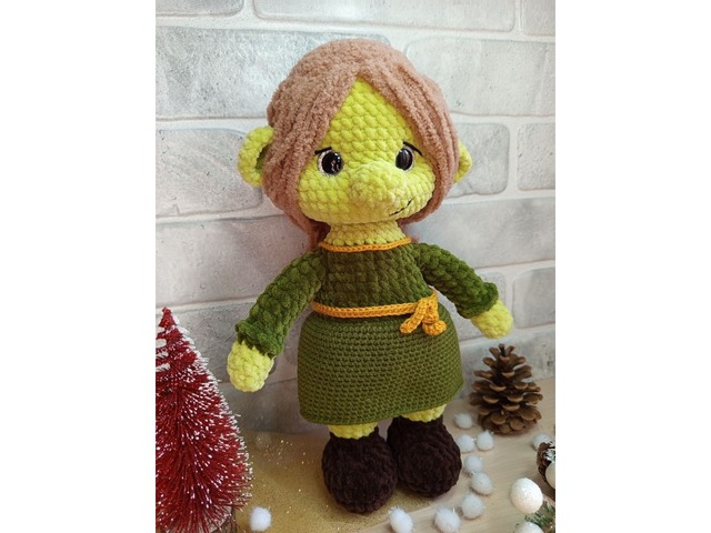 Фіона, принцеса, плюшева іграшка, ручна робота