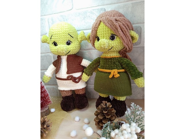 Фіона, принцеса, плюшева іграшка, ручна робота