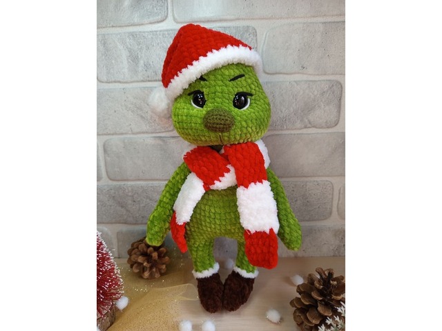 Грінч плюшева іграшка, ручна робота
