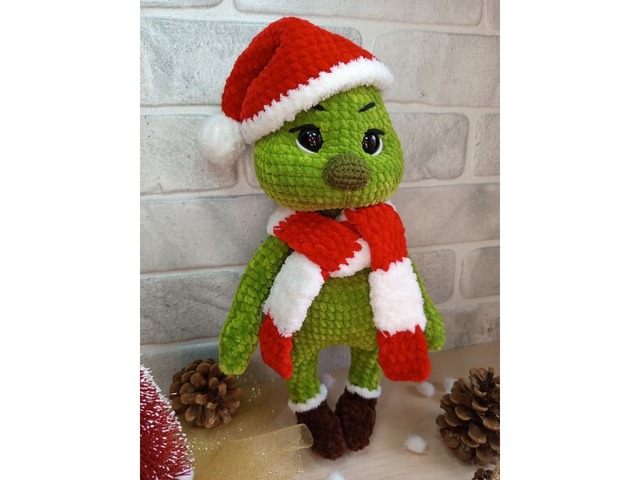 Грінч плюшева іграшка, ручна робота