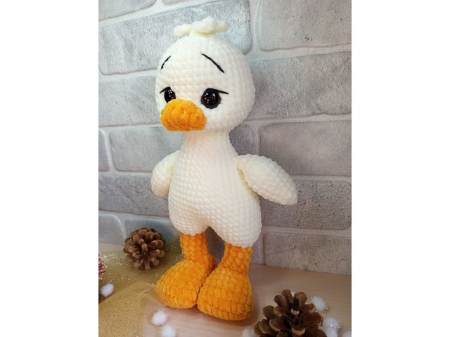 Гусеня плюшеве, ручна робота