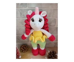 Єдиноріжка плюшева, ручна робота