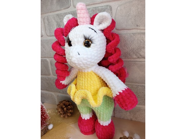 Єдиноріжка плюшева, ручна робота