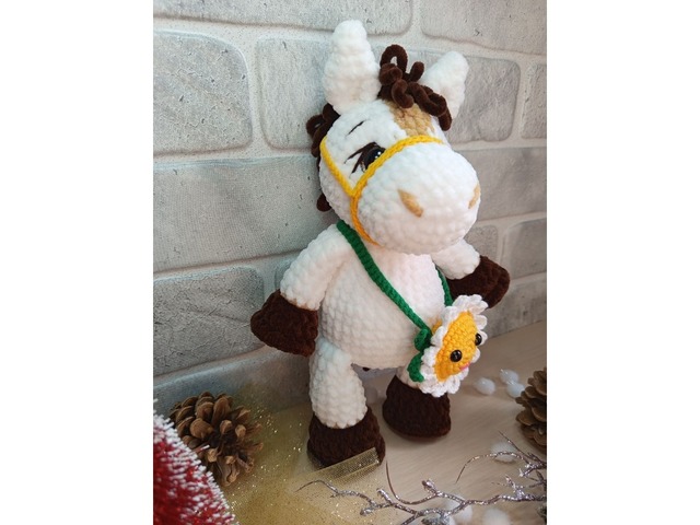 Конячка плюшева, ручна робота