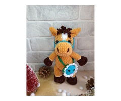 Конячка плюшева, ручна робота