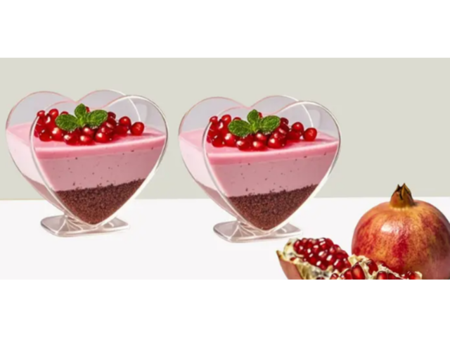 Одноразові прозорі  стаканчики для десертів