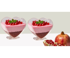 Одноразові прозорі стаканчики для десертів