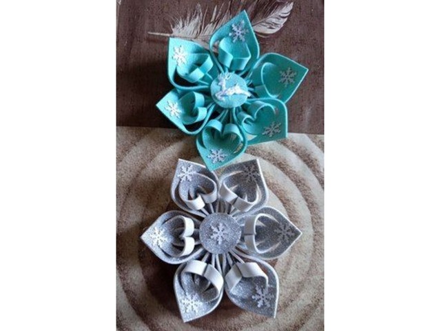 Новорічні іграшки із фоамірану