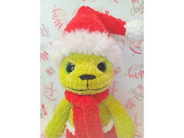Грінч вязана іграшка