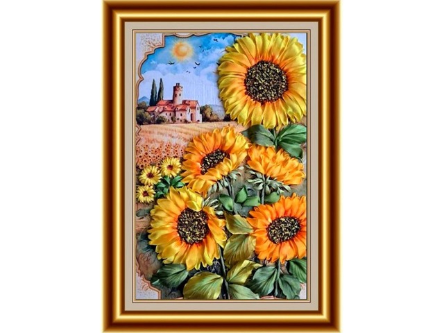 Картина стрічками "Символ життя і світла"