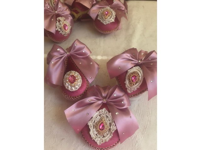 Новорічні ялинкові іграшки ручної роботи