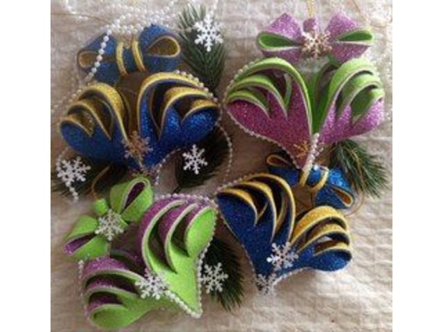 Ялинкові прикраси  - фоаміран