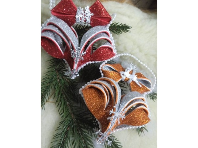 Ялинкові прикраси  - фоаміран