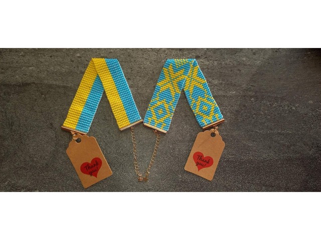 Браслети з бісеру. Ручна робота.